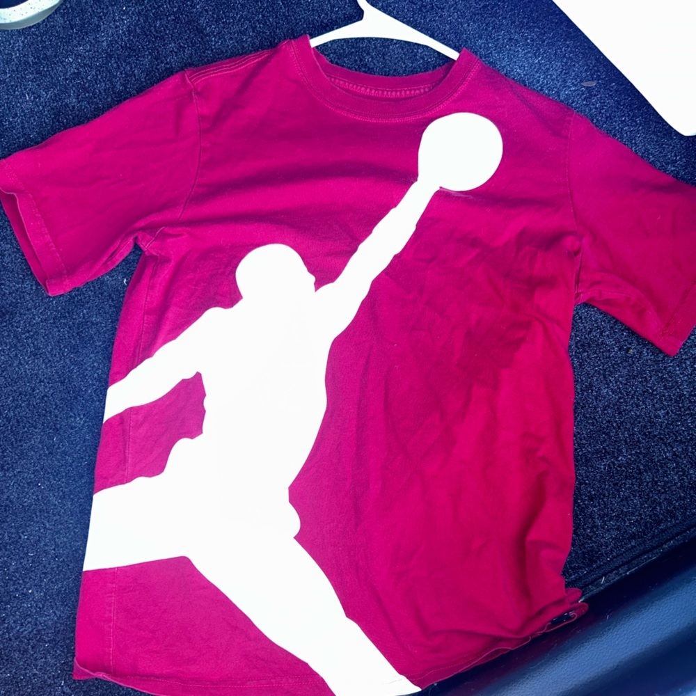 Jordan Red Jumpman T-Shirt Kids(L)
